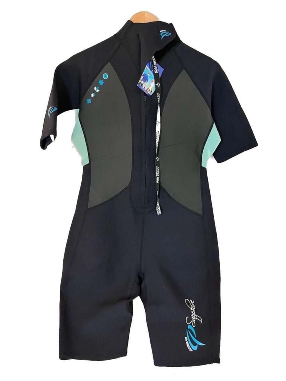NEW Ocean Pro,Sapphire 2.5mm,Women's Wetsuit,Snorkeling/Diving,Black,XL